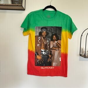 NWOT OutKast Tie Dye Short Sleeve Crew Neck Tee Shirt‎ Size Small